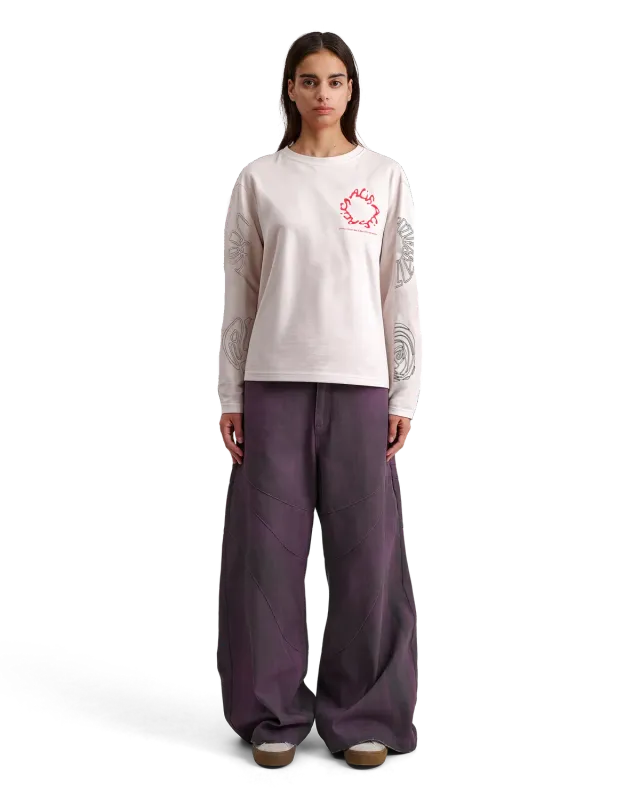 Alis Joshua langærmet bluse offwhite bomuld