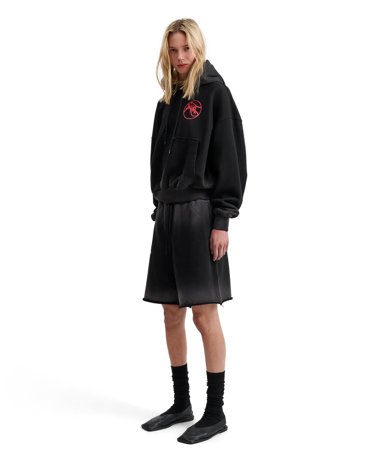 Alis Wilkes shorts Faded Black bomuld