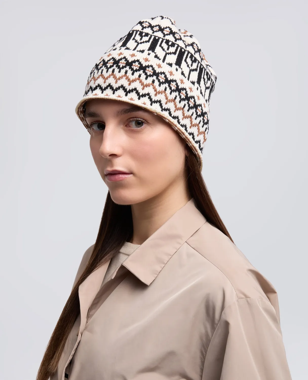 Aspesi Cotton Hemp Wool hat natural bomuld