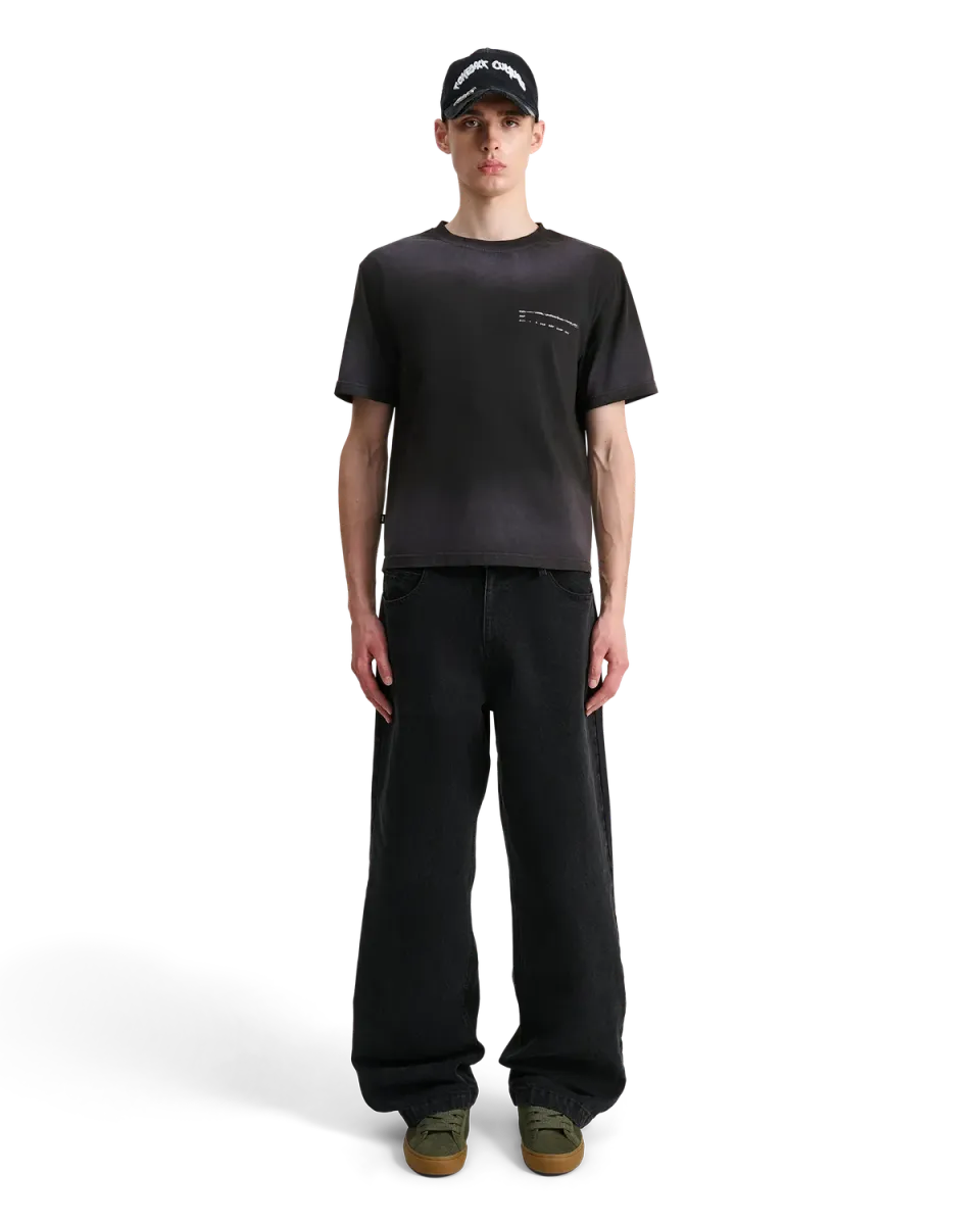 Alis Torey t-shirt Faded Black cropped bomuld