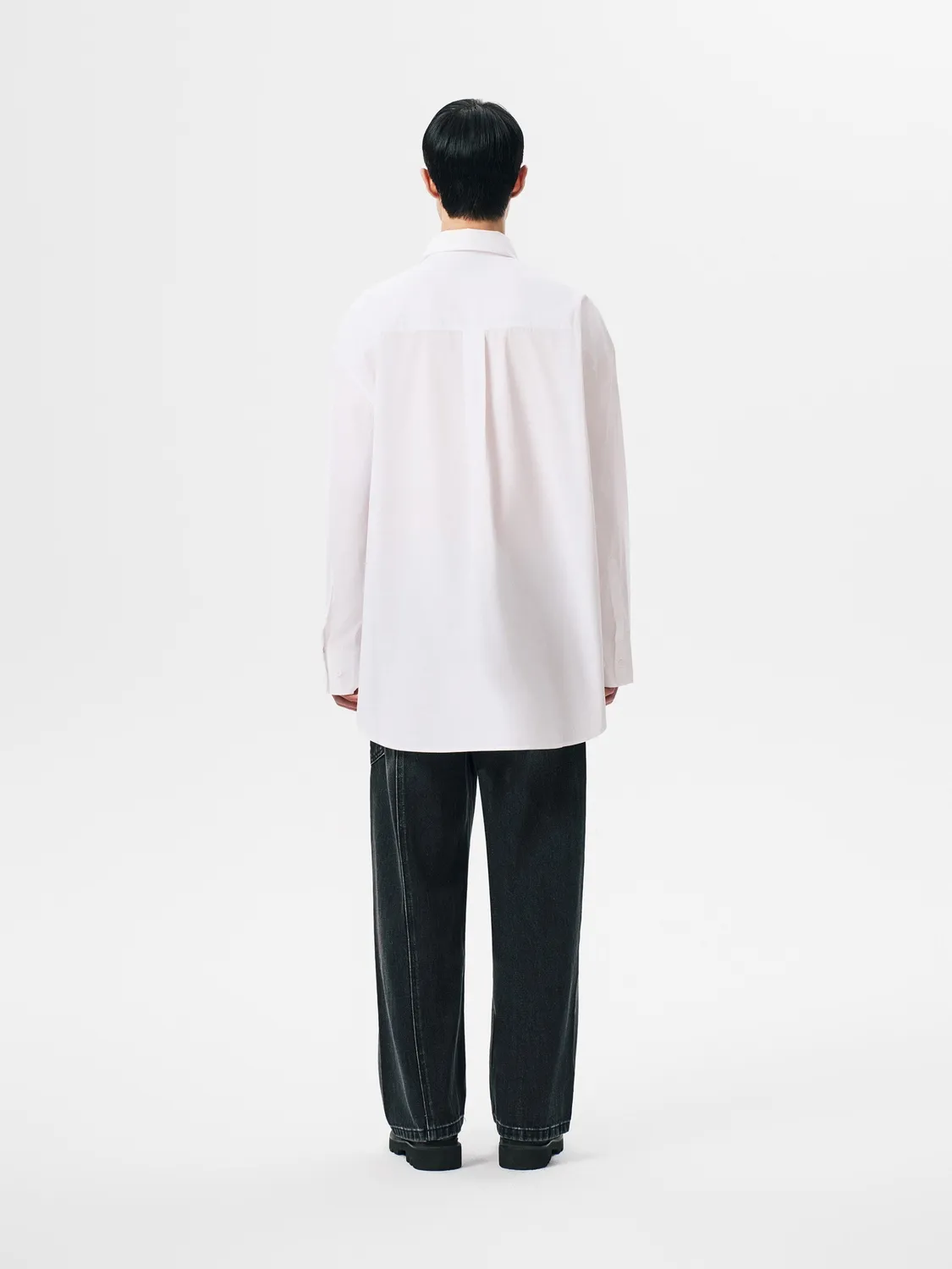 Feng Chen Wang Made in China logo skjorte S-XL hvid print