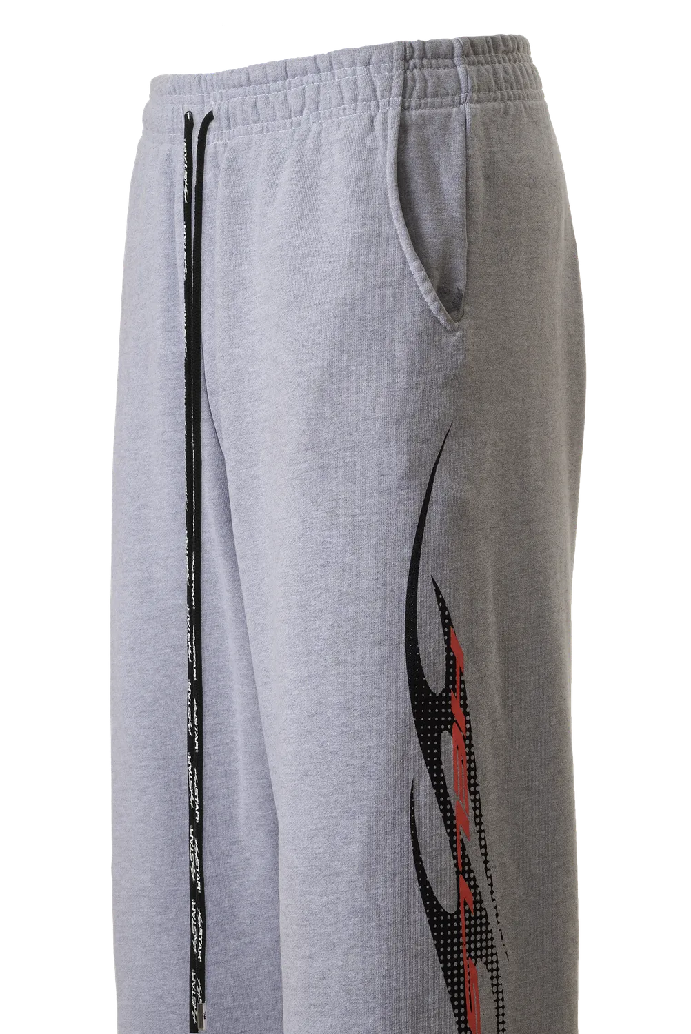 Hellstar Gradient Flame sweatpants grå print