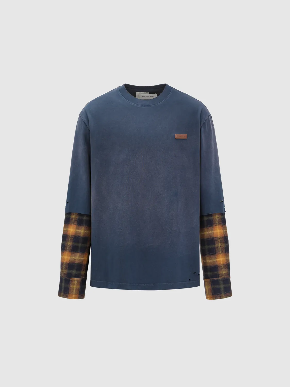 Feng Chen Wang Gradient Washed t-shirt navy XS-XL