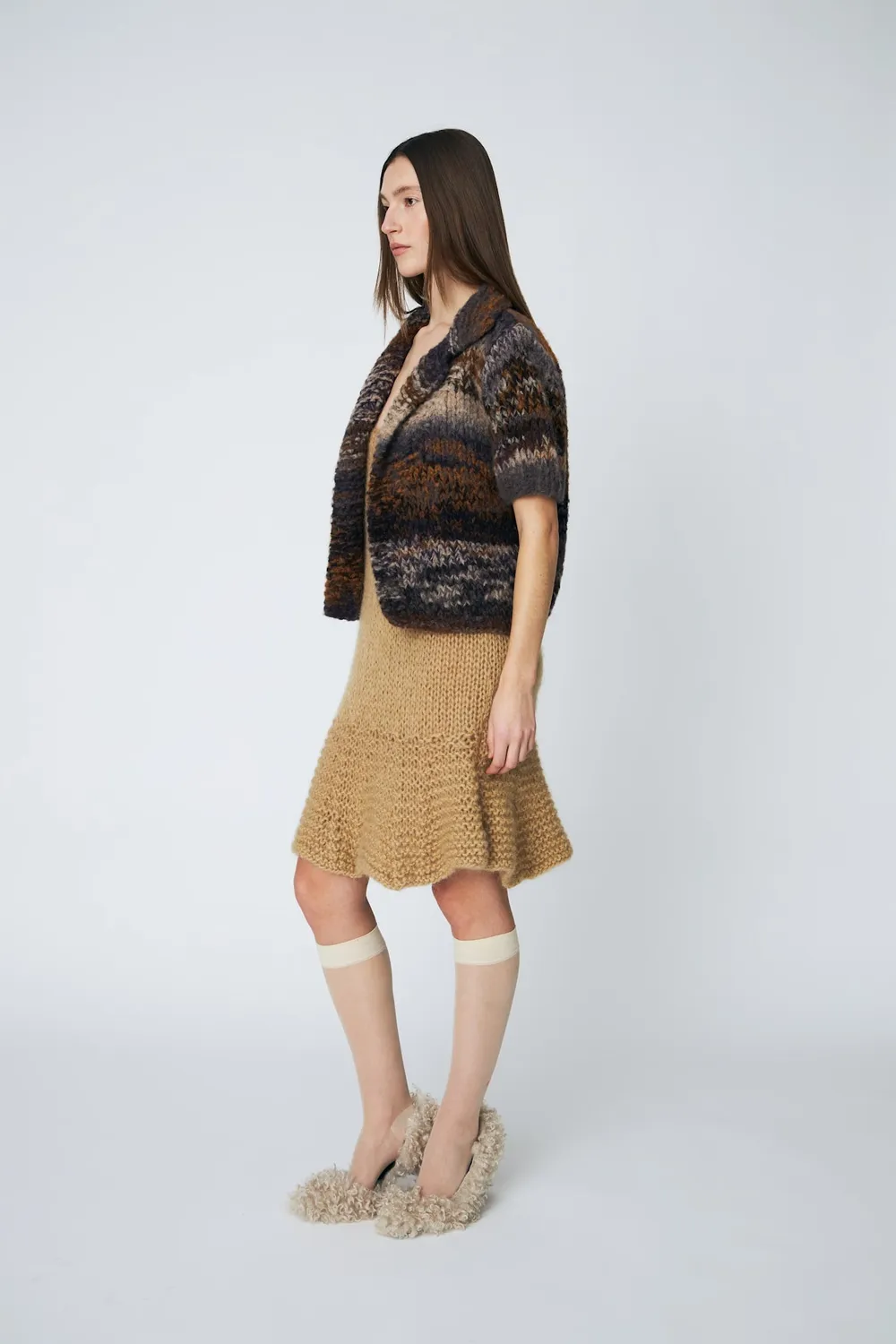 DAWNXDARE MOA 855 cardigan soil alpaka