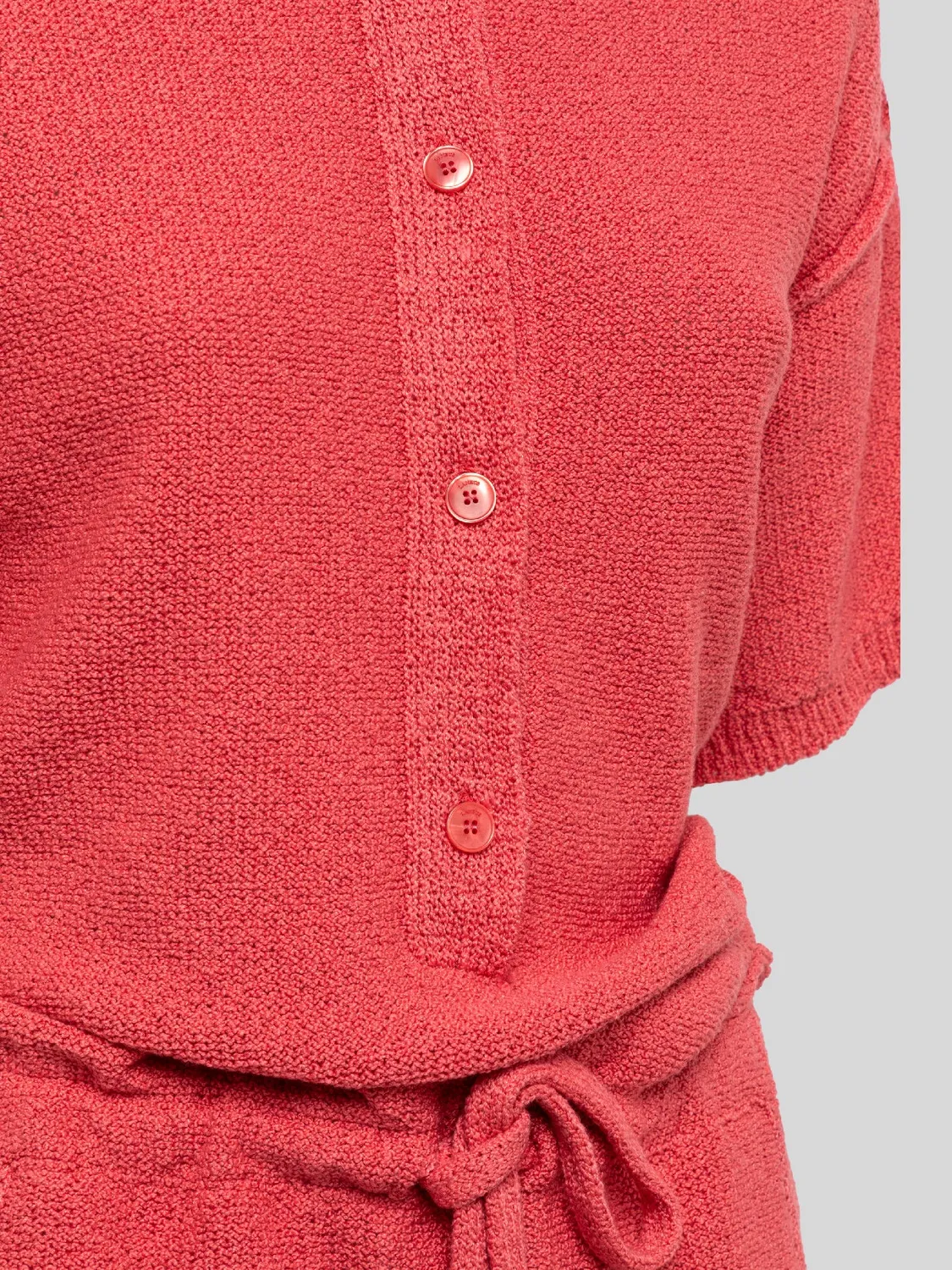 Laneus kort jumpsuit cashmere silke pink