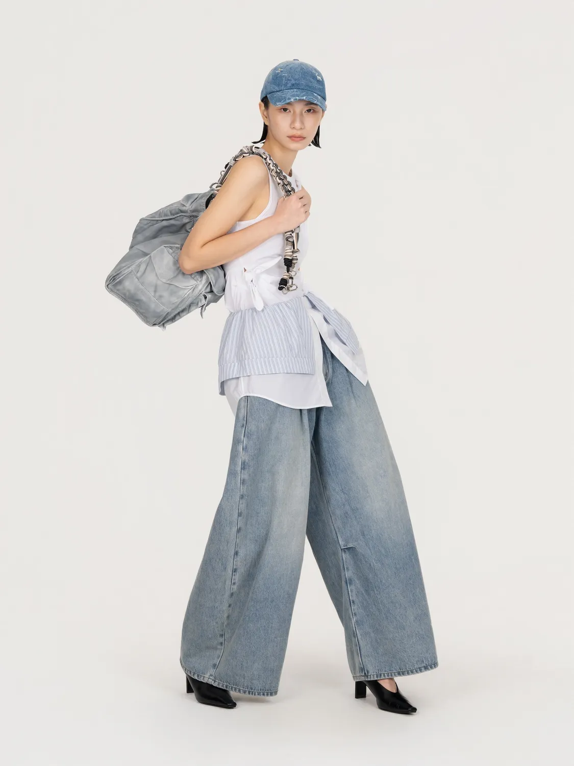 Feng Chen Wang Knotted tanktop hvid