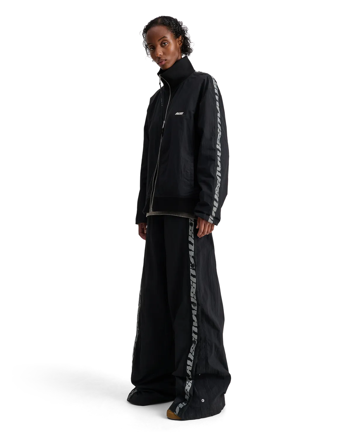 Alis Abbate løs tracktop sort nylon