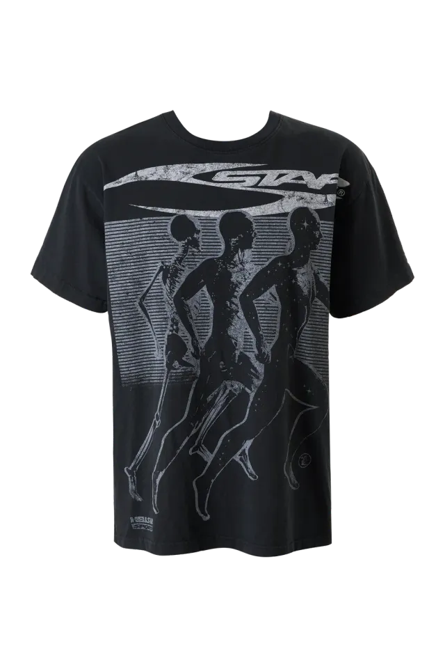 Hellstar Marathon t-shirt sort bomuld
