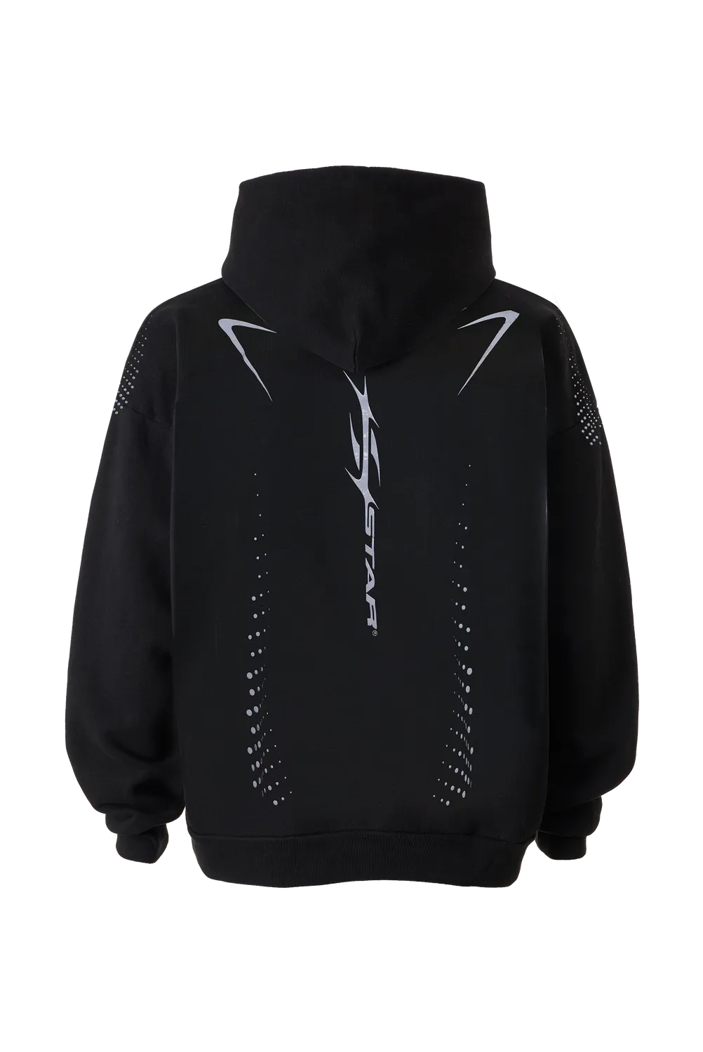 Hellstar Hype Flight Hoodie sort fleece