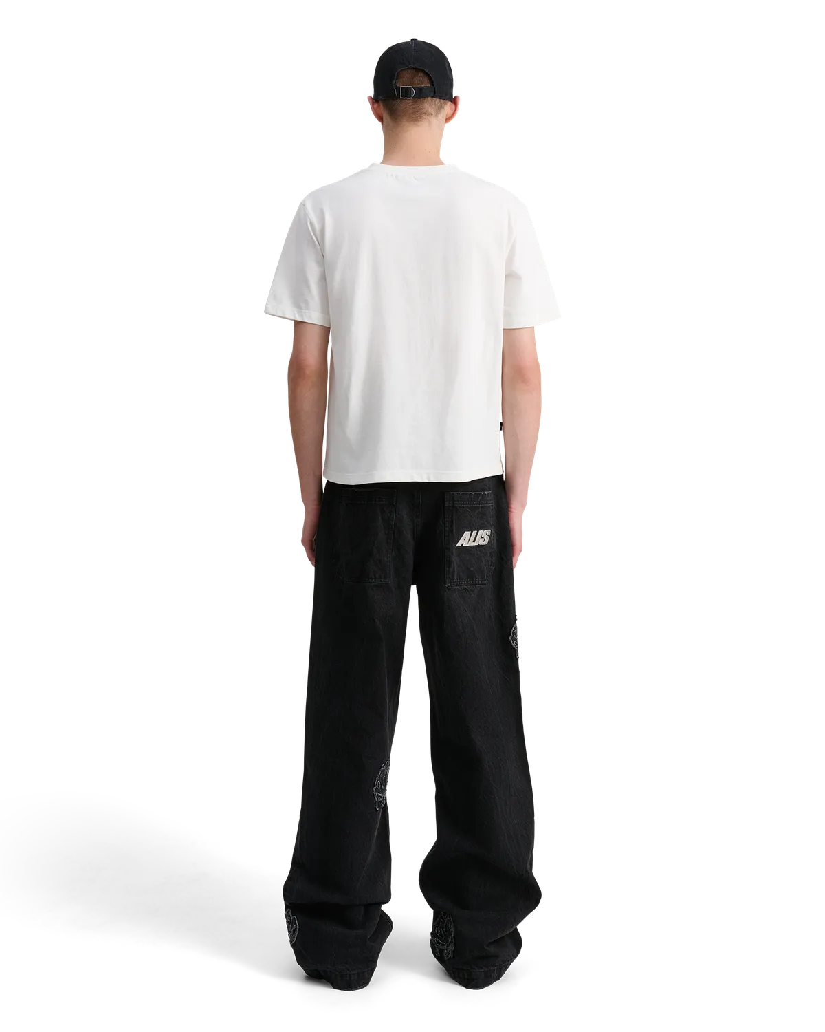 Alis Torey cropped t-shirt hvid bomuld