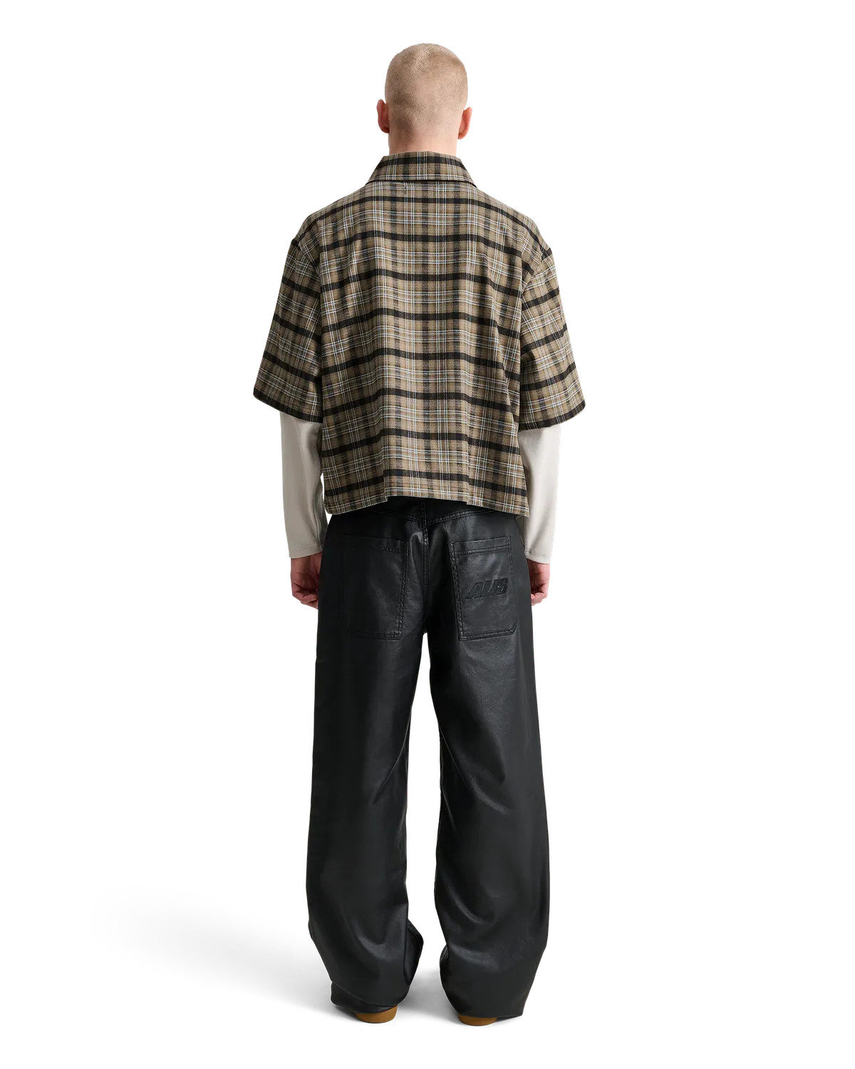 Alis Tody Double Layered skjorte Sand/Blue Tartan ternet