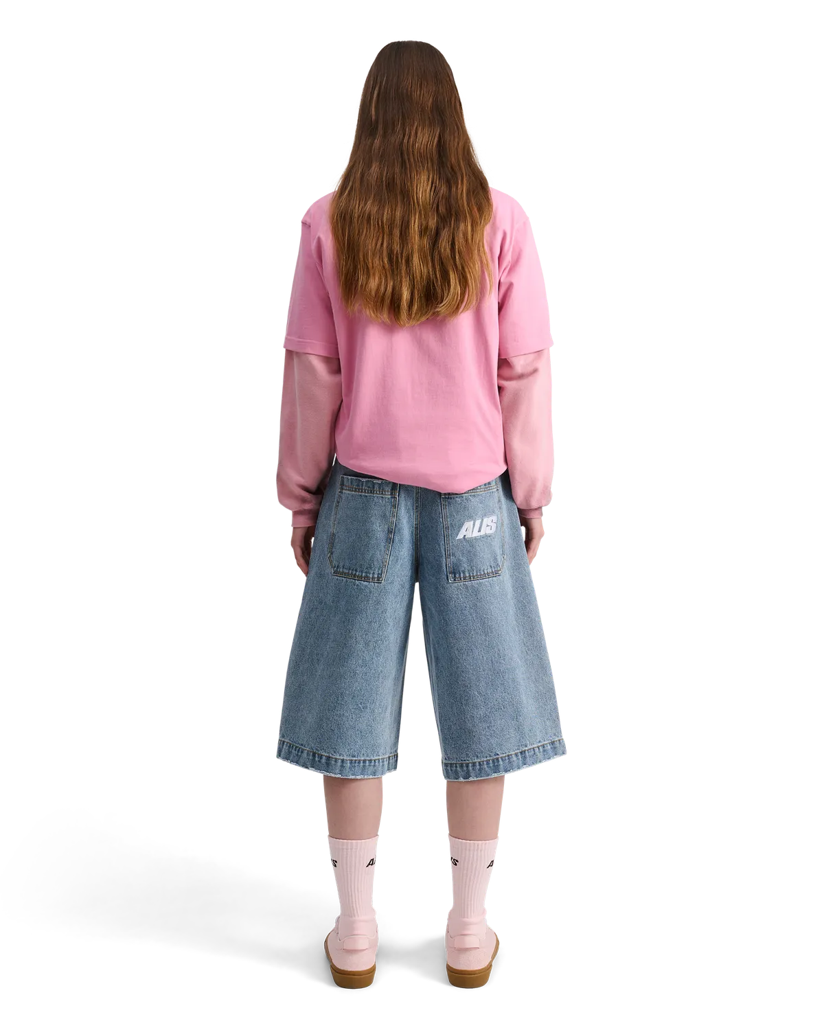 Alis Birdy Essential sokker sea pink bomuld