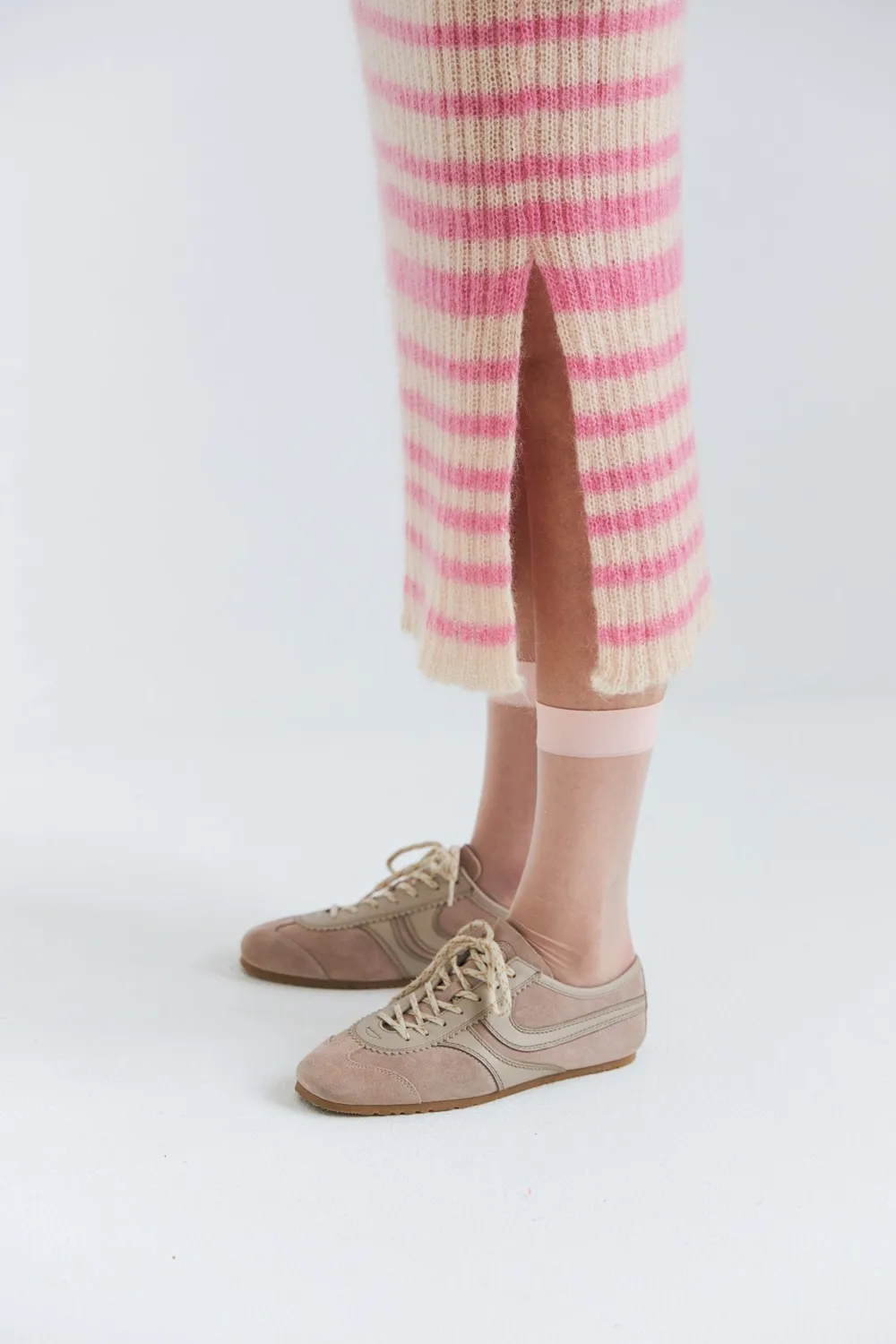 DAWNXDARE Starlette strikskørt 219 super pink mohair
