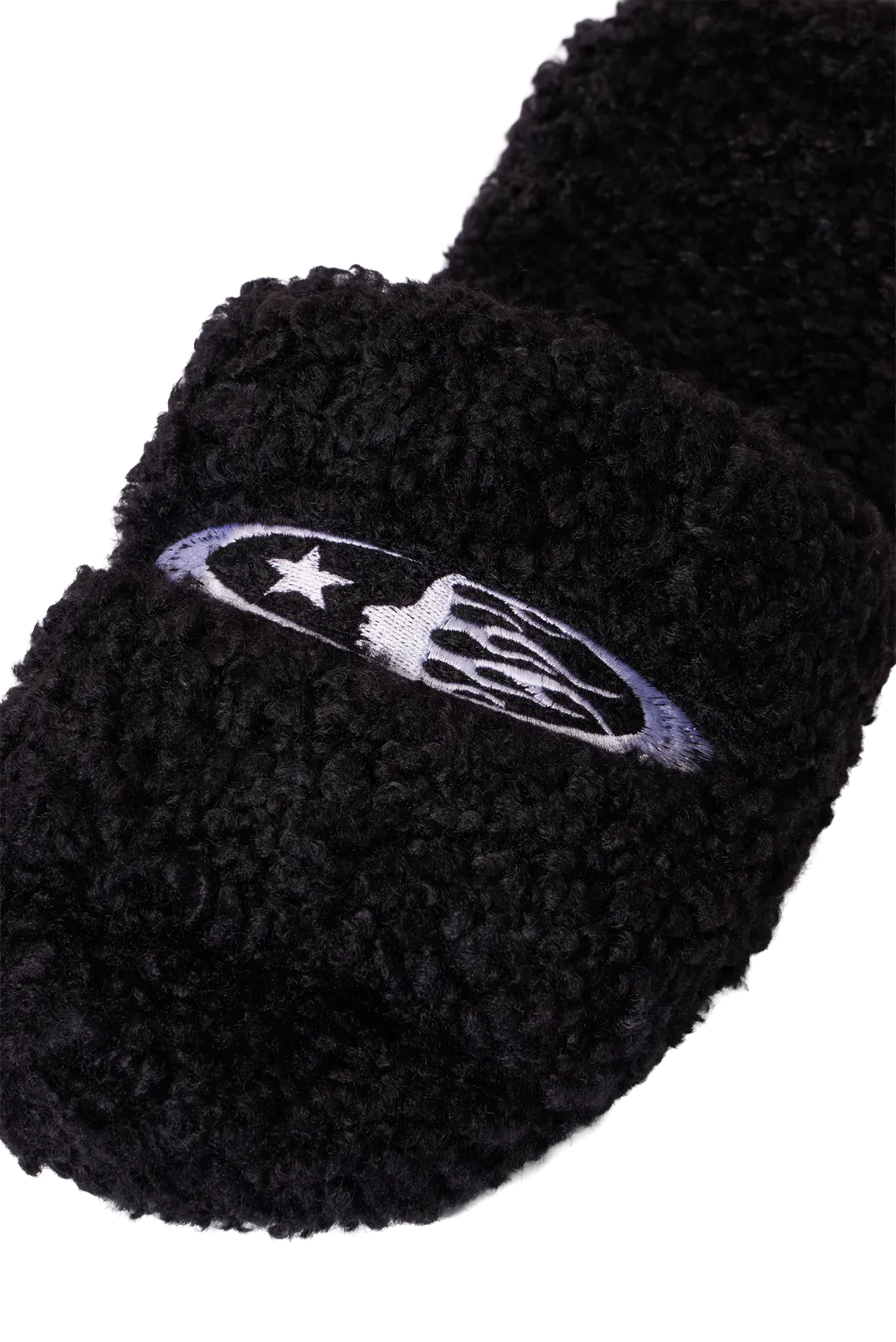 Hellstar Logo Slides sort med broderi