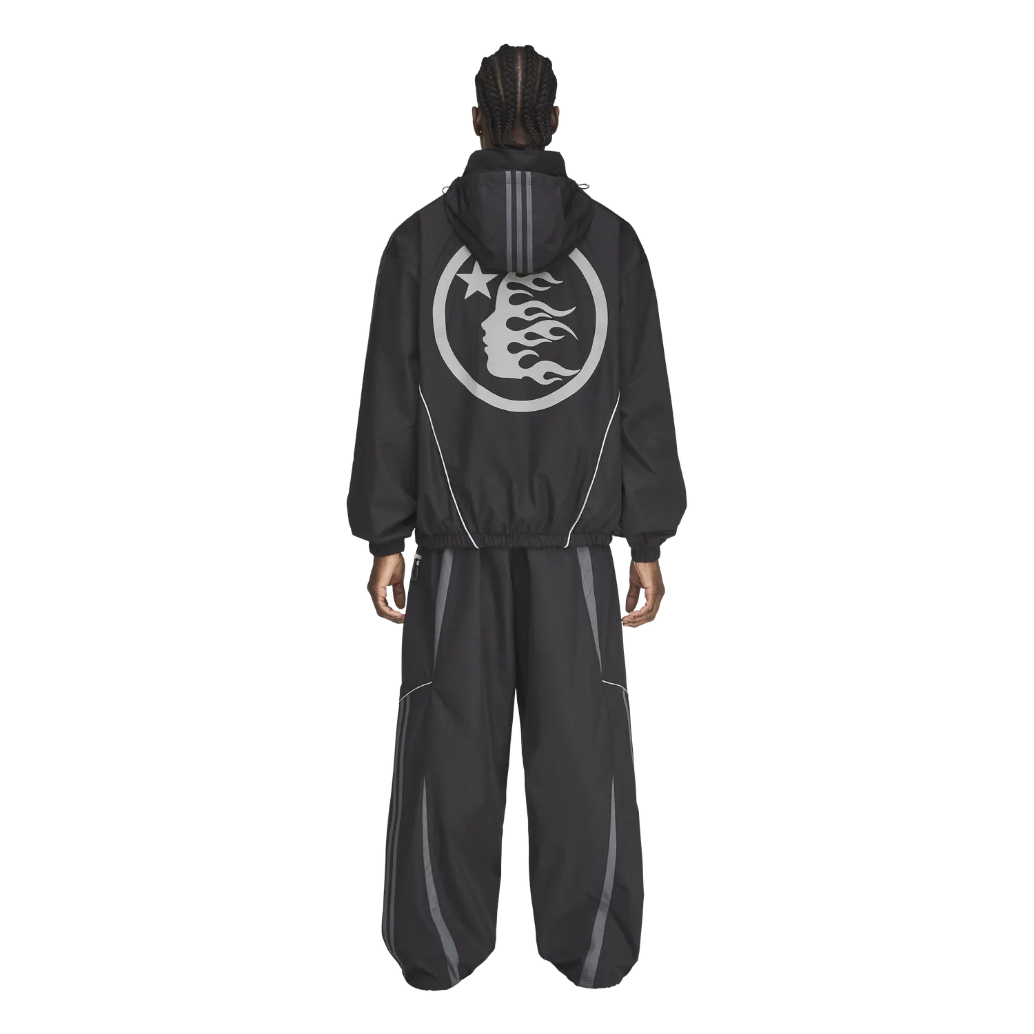 Hellstar x Adidas HSADPNT1-BLK track pants sort