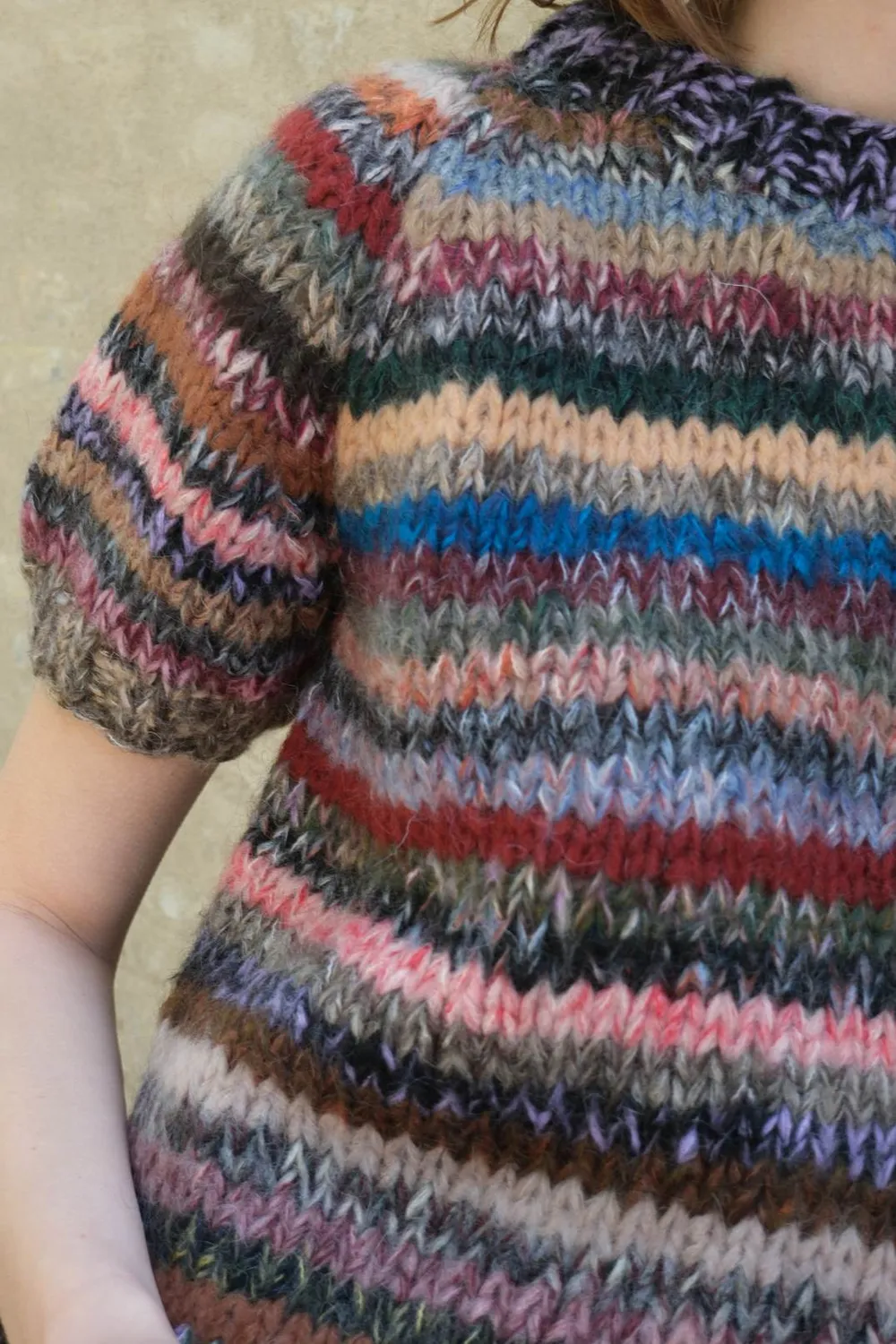 DAWNXDARE Estelle DS top 990 Dark Multi mohair