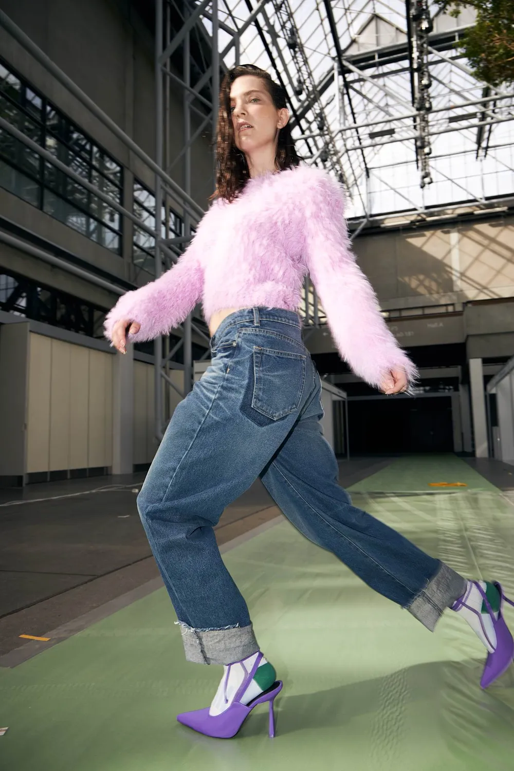 DAWNXDARE Babs 219 pullover super pink pelset