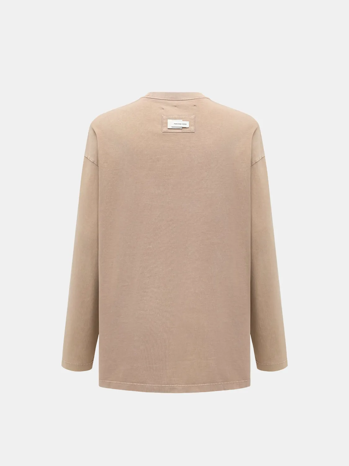 Feng Chen Wang Deconstructed langærmet t-shirt washed