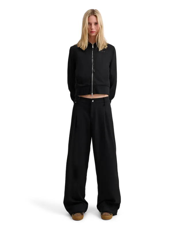 Alis Phylli loose fit chinobukser sort bomuld