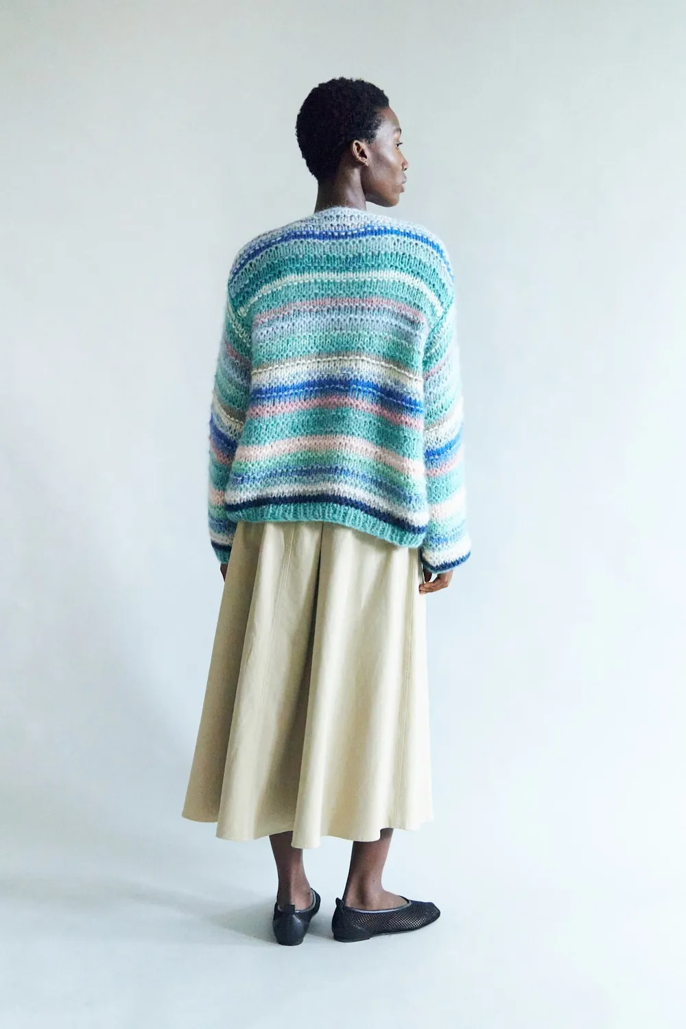 DAWNXDARE Gina 121-262 cardigan blue jade mohair