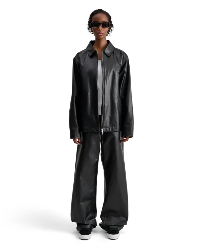 Alis Viren arbejdsjakke glossy black coated