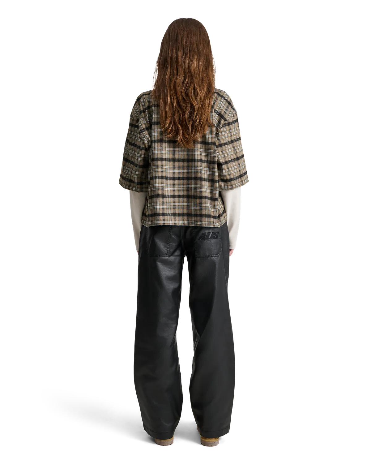 Alis Tody Double Layered skjorte sand blue tartan