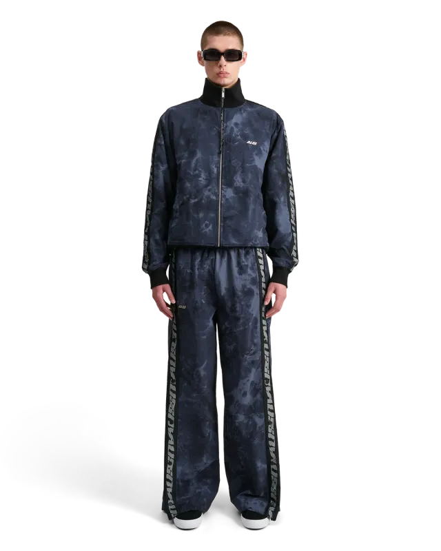 Alis Abbate tracktop løs salty blue nylon