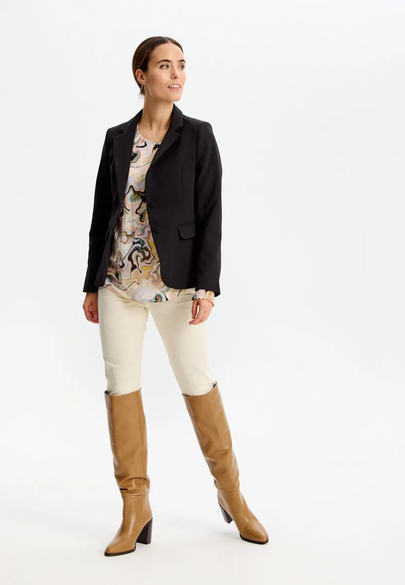 IN FRONT Lea blazer jakke klassisk revers