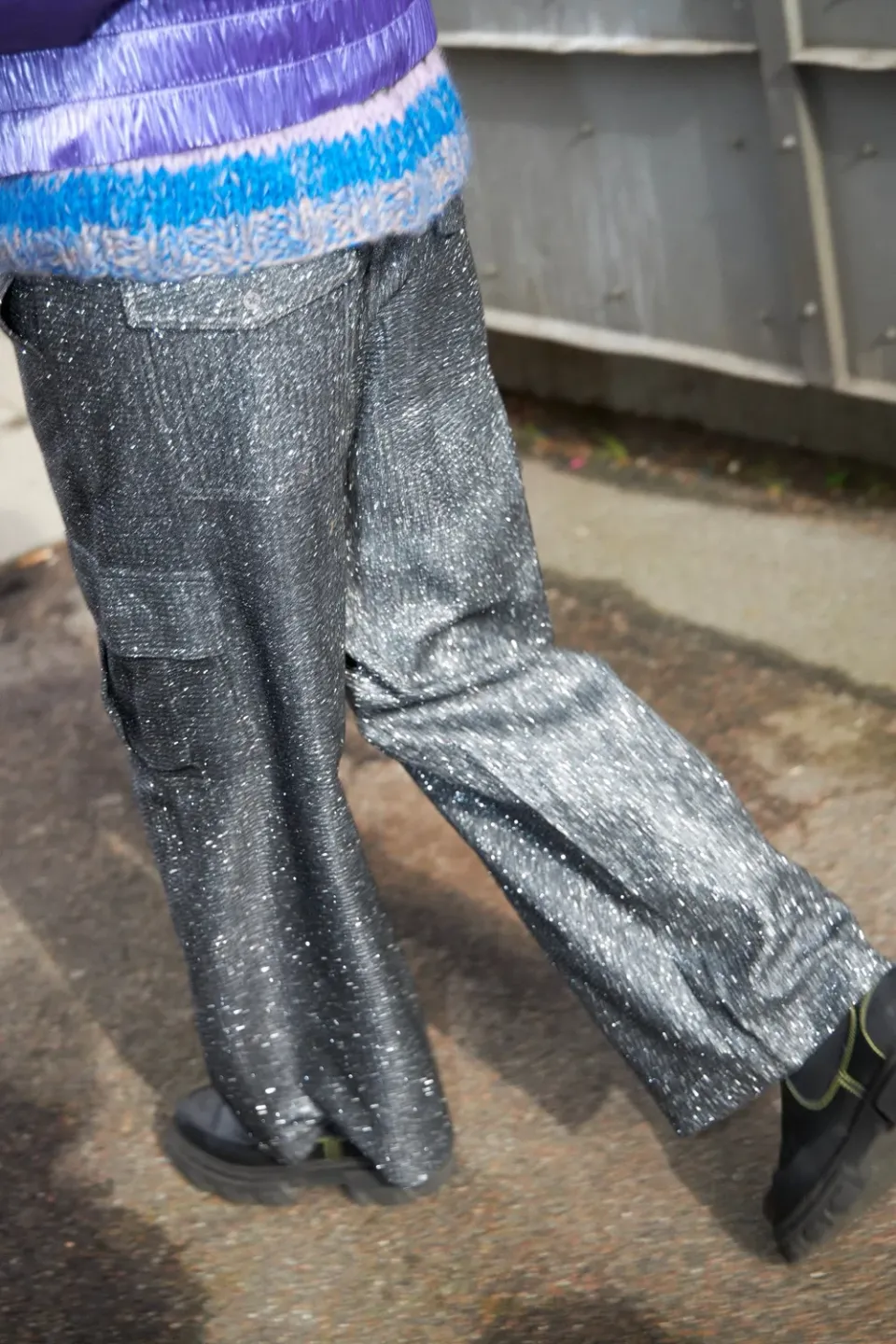 DAWNxDARE Kass bukser 191 charcoal glitter