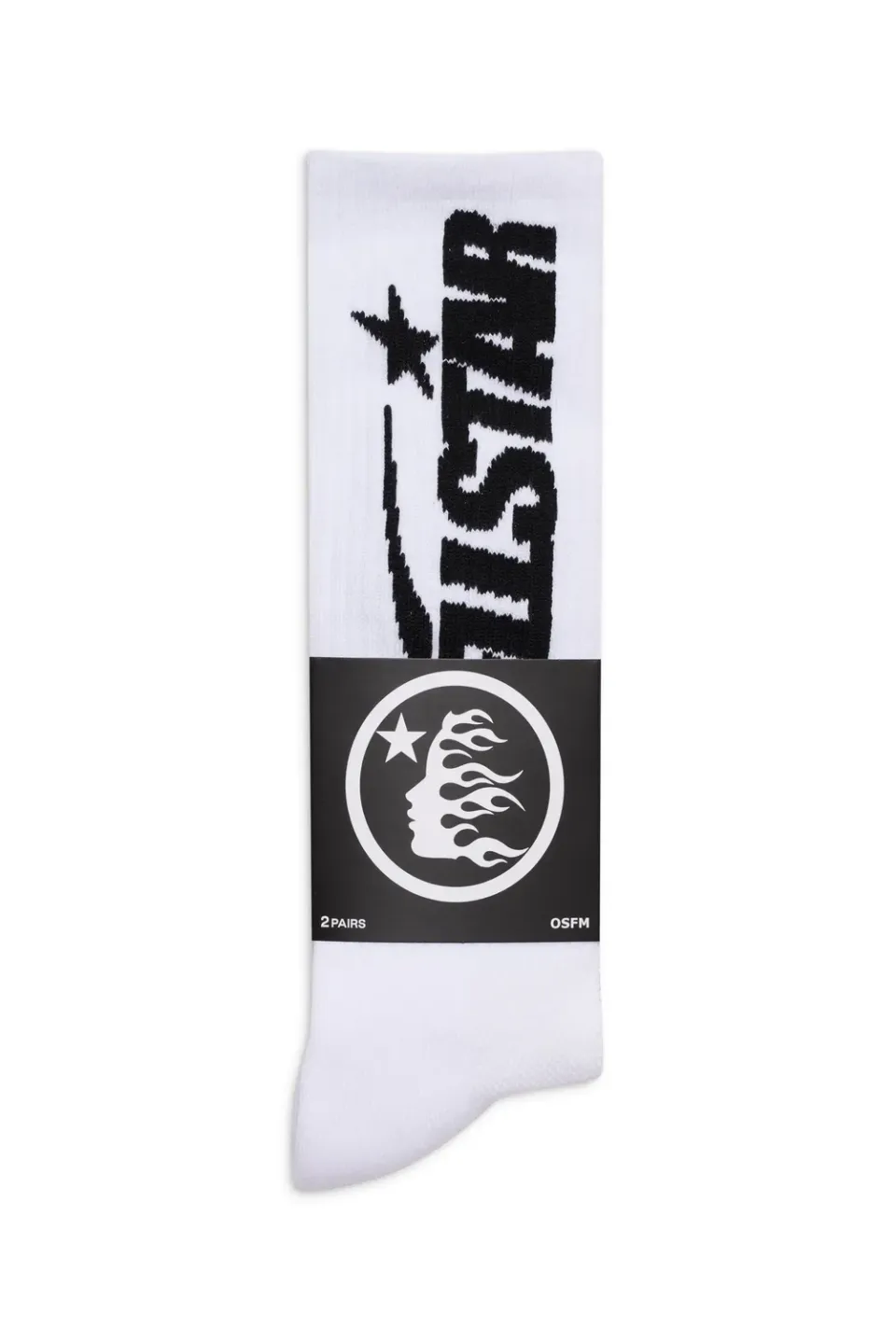 Hellstar Classic strømper 2-pak sort/hvid bomuld
