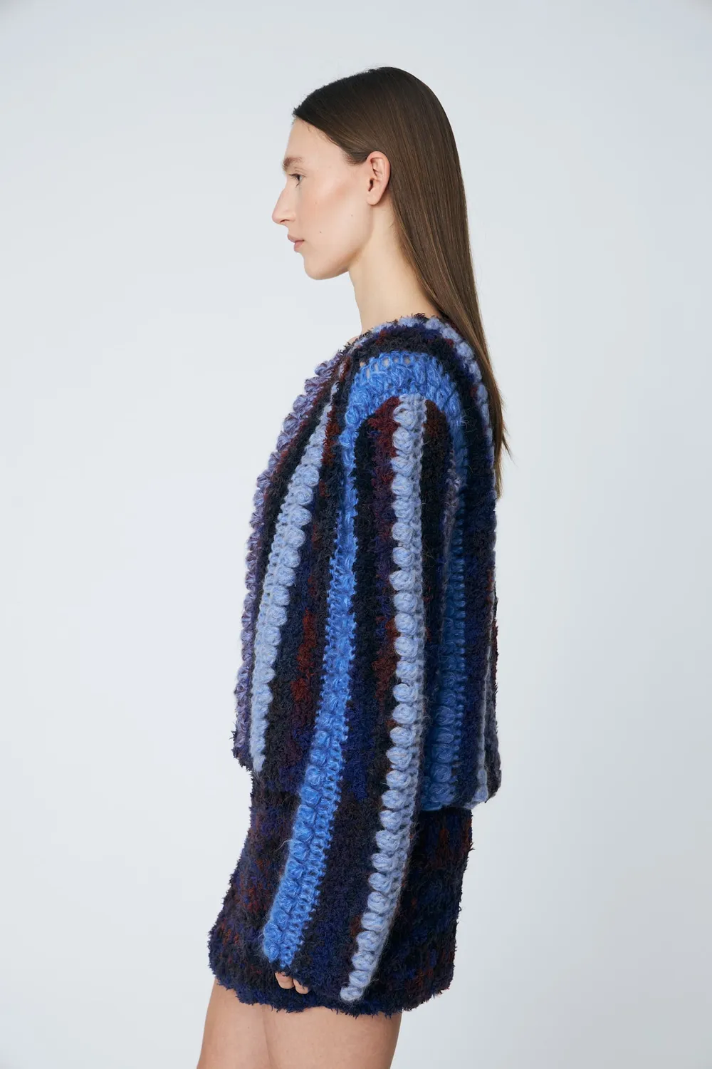 DAWNXDARE Palma strik cardigan 940 midnight shadow
