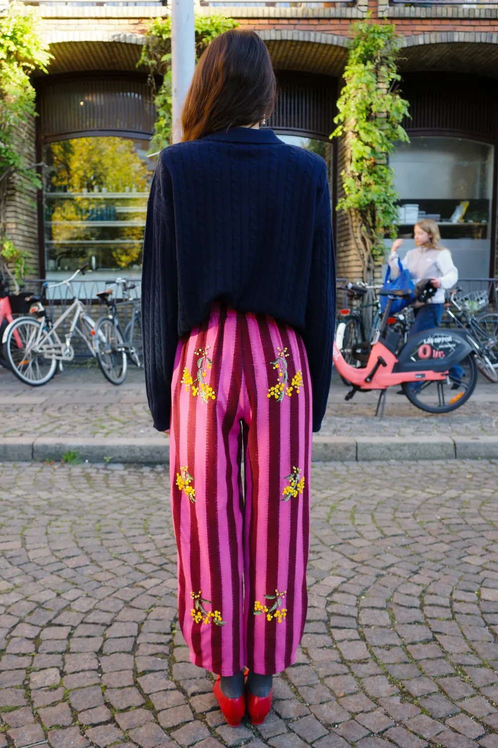 Caro Editions Coco Pants bukser ikat gul blomst