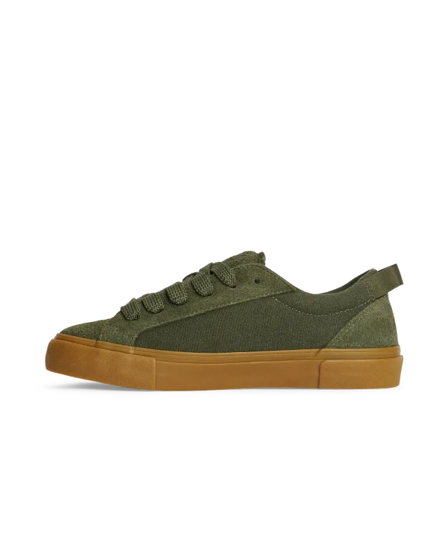 Alis Icon Okie sneakers oliven brun sål