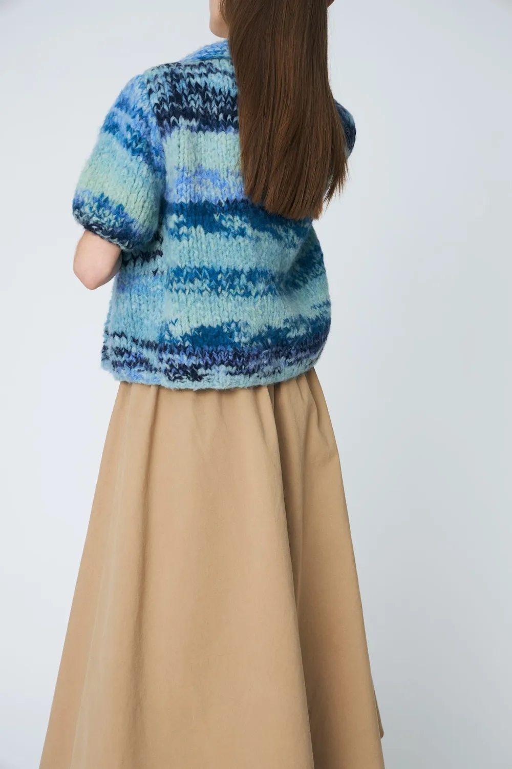 DAWNXDARE Moa Cardigan strikcardigan 620 sky blue alpakamix