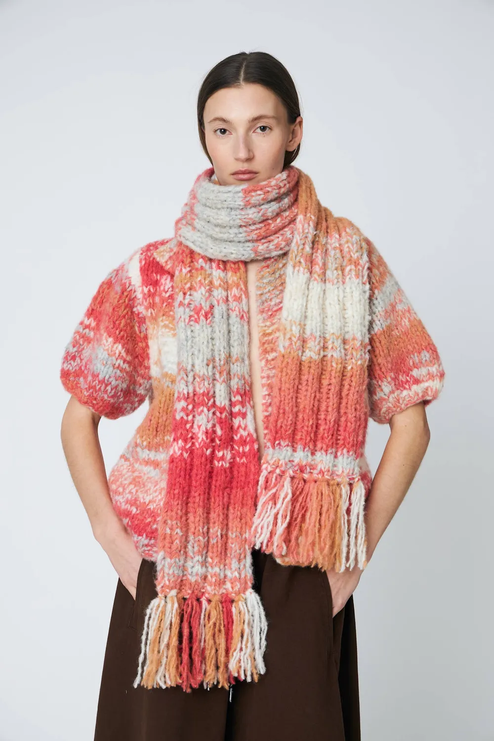 DAWNXDARE EA Scarf 337 Garnet tørklæde alpaka