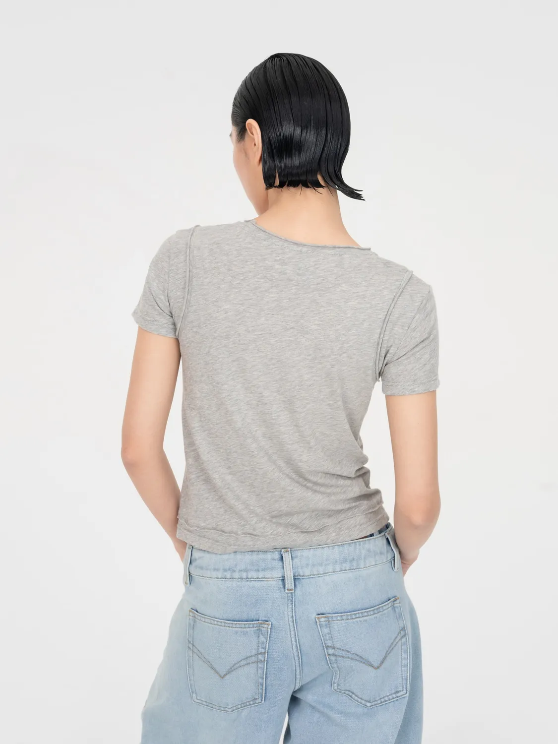 Feng Chen Wang Layered-Look T-shirt lagdelt look