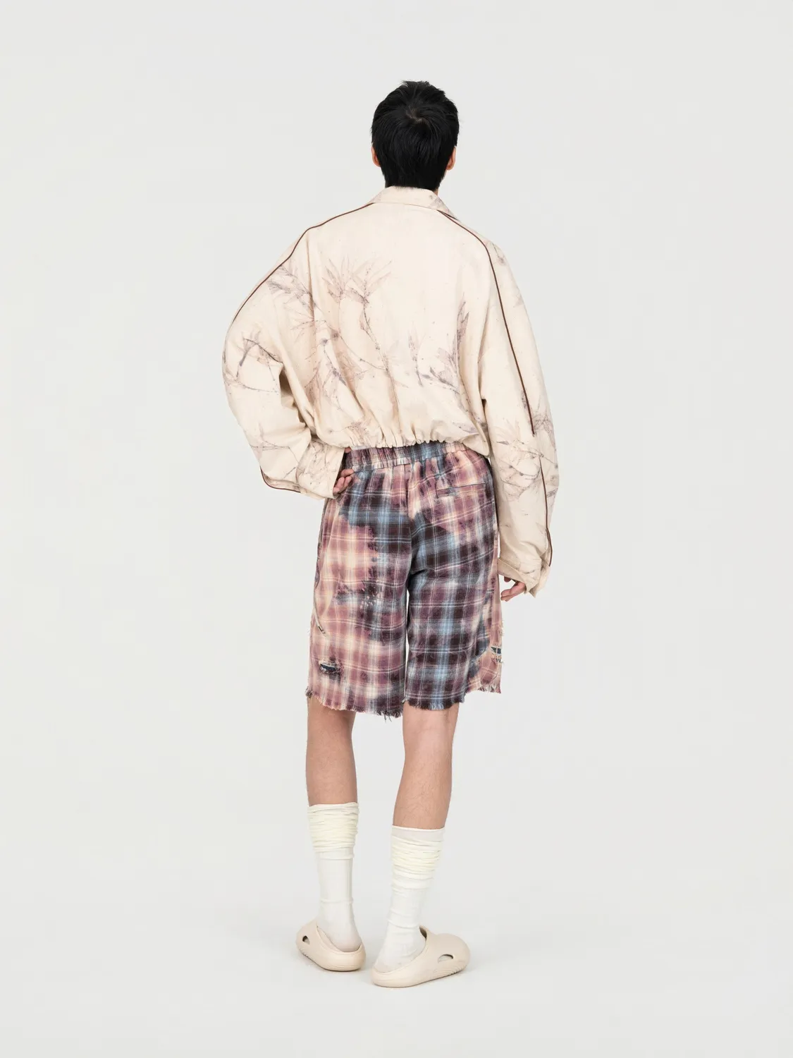 Feng Chen Wang 2 in 1 Plantefarvet Jakke cropped bambus