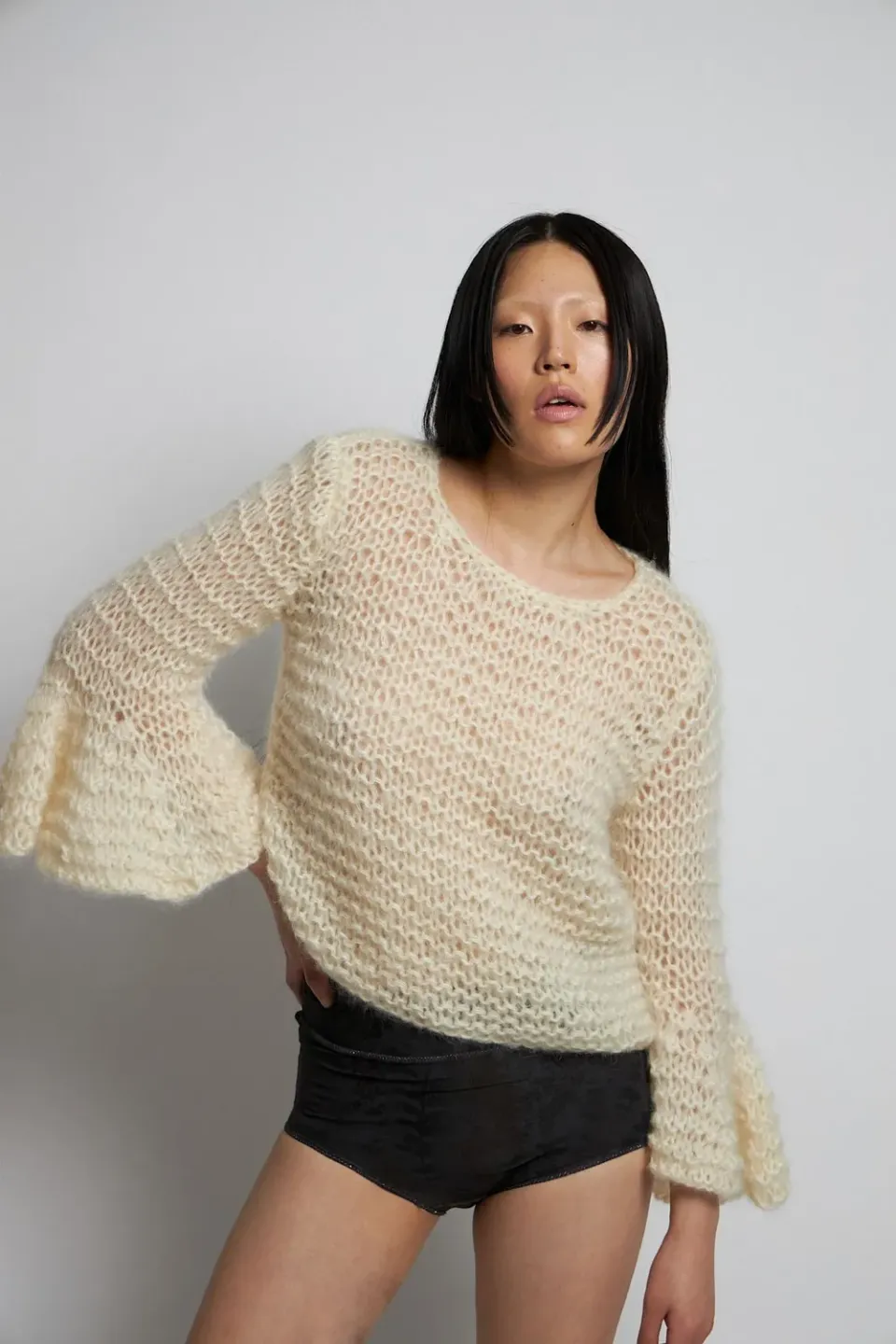 DAWNXDARE WERONICA TOP 102 CHALK pullover uld
