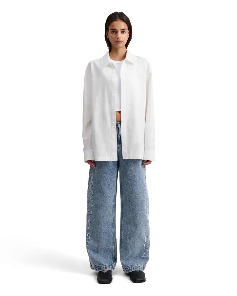 Alis Billey Essential Shirt skjorte off white bomuld