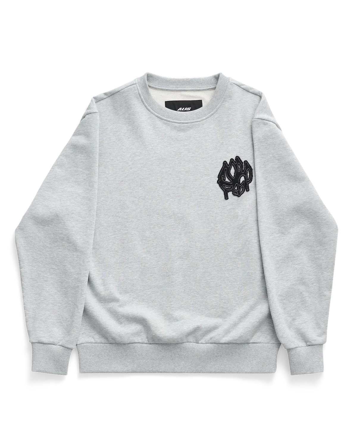 Alis Greco sweatshirt grey melange herre bomuld