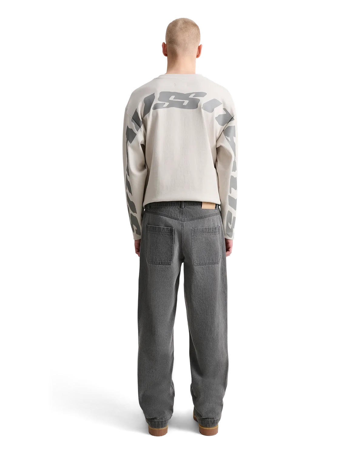 Alis May regular fit jeans washed grey bomuld