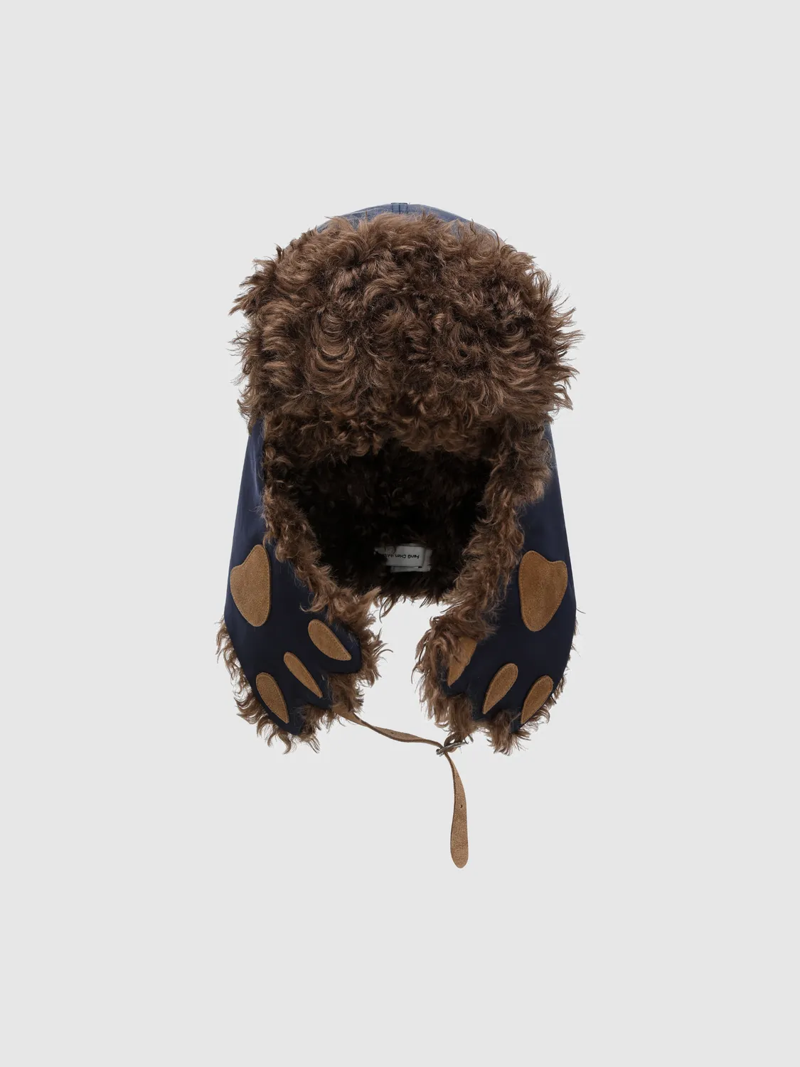 Feng Chen Wang Cat Earflap hue navy nylon pels
