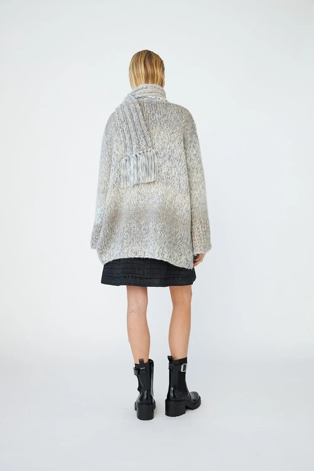 DAWNxDARE Elliot cardigan 190 cloud med lommer