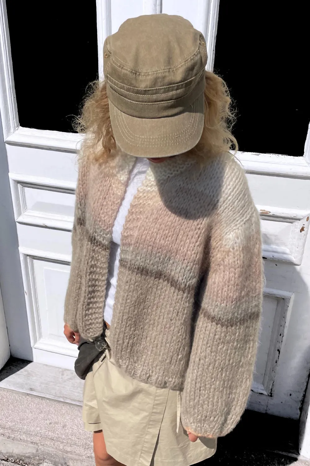 DAWNXDARE GABI strikcardigan stribet mohair