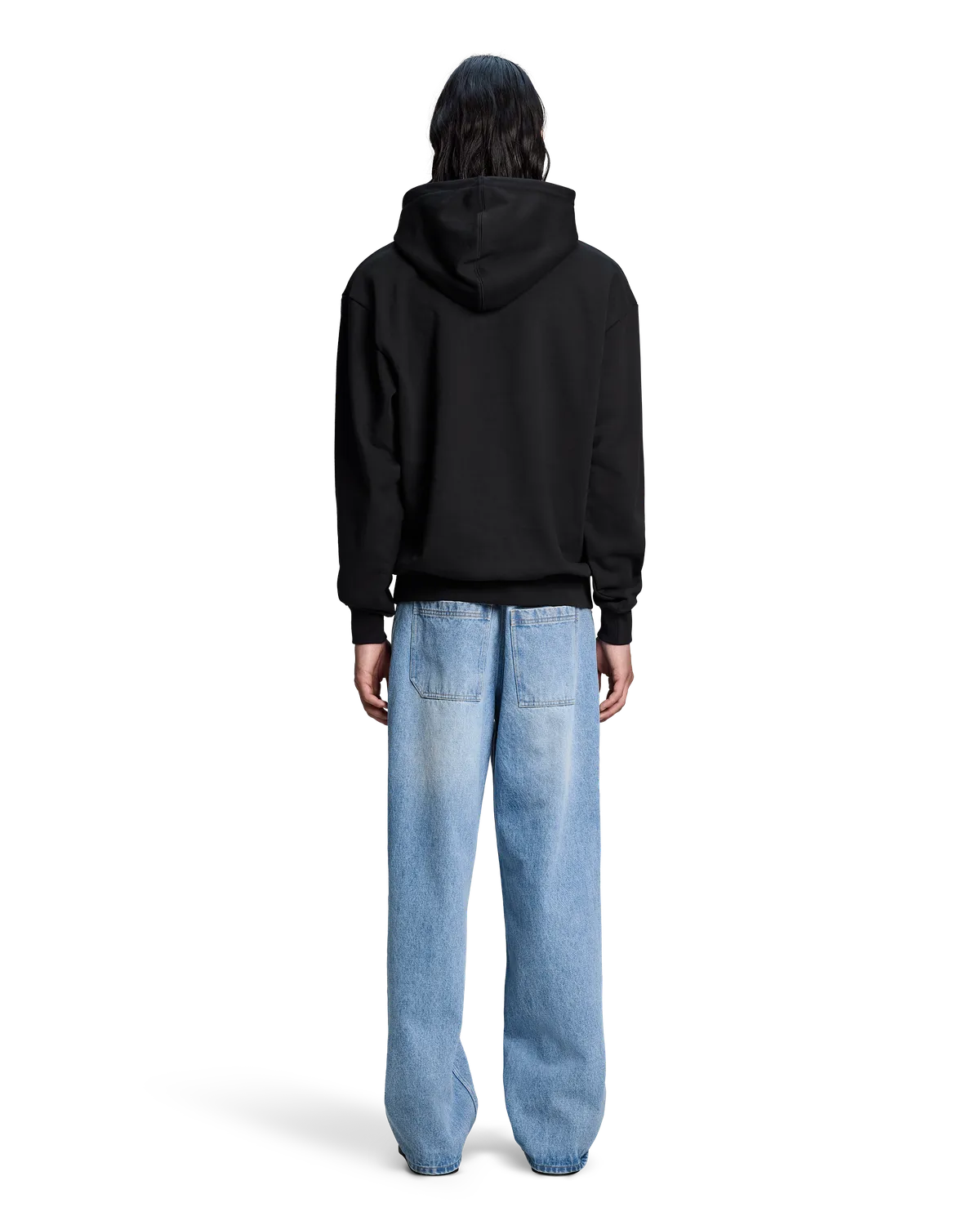 Alis Aori hættetrøje Solid Black oversized