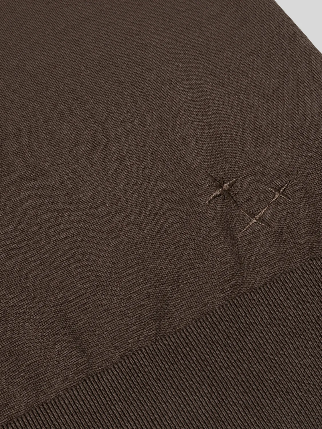 Laneus t-shirt bomuld chocolate regular