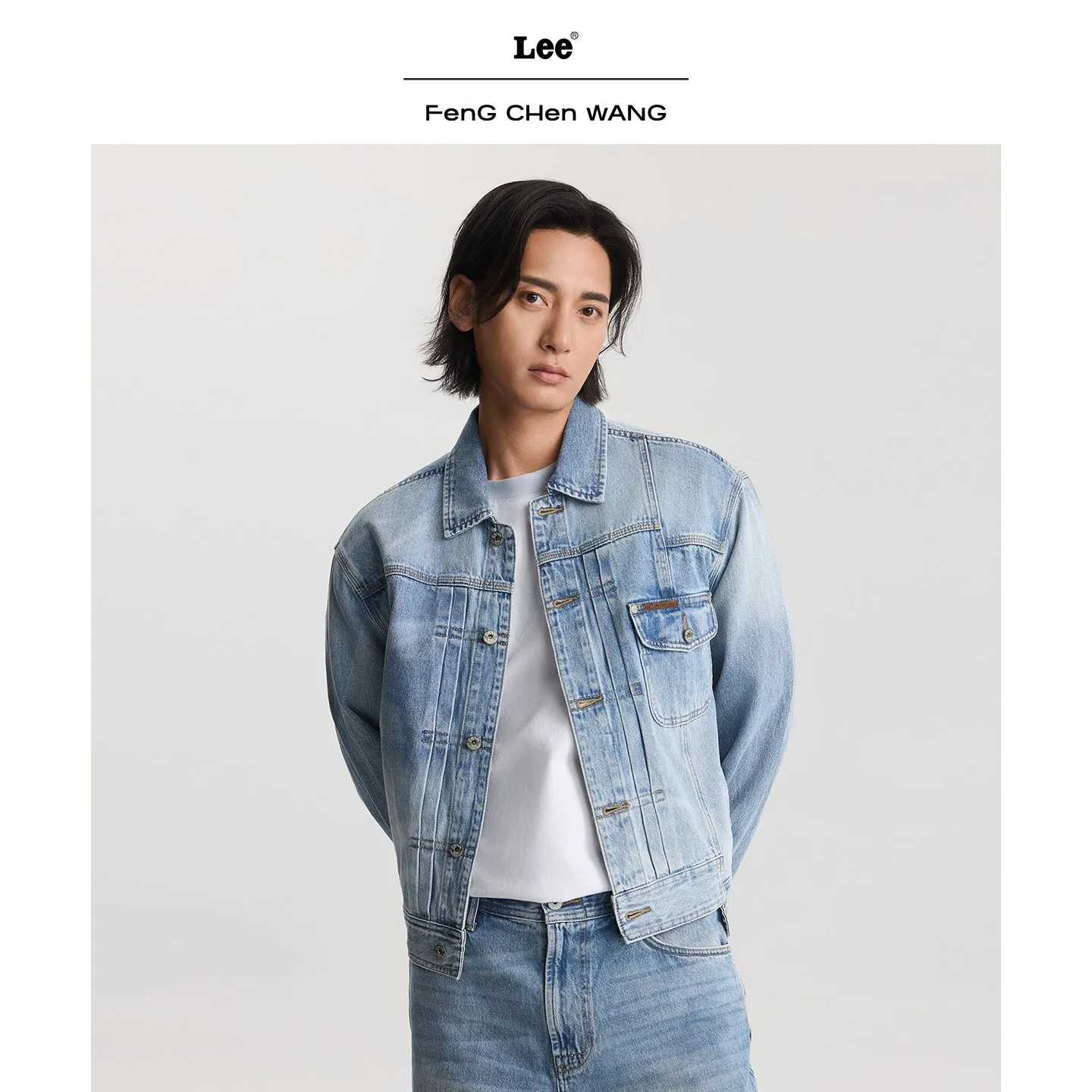 Lee x Feng Chen Wang L/S Denim Jacket denimjakke bambus