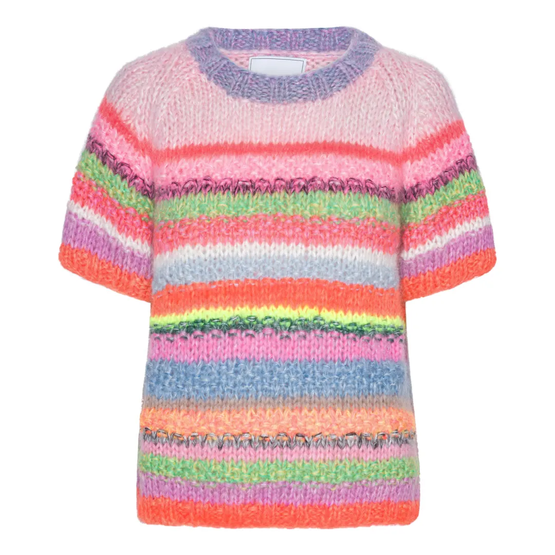 DAWNXDARE ESTELLE MULTI strik top 900 multi stribet