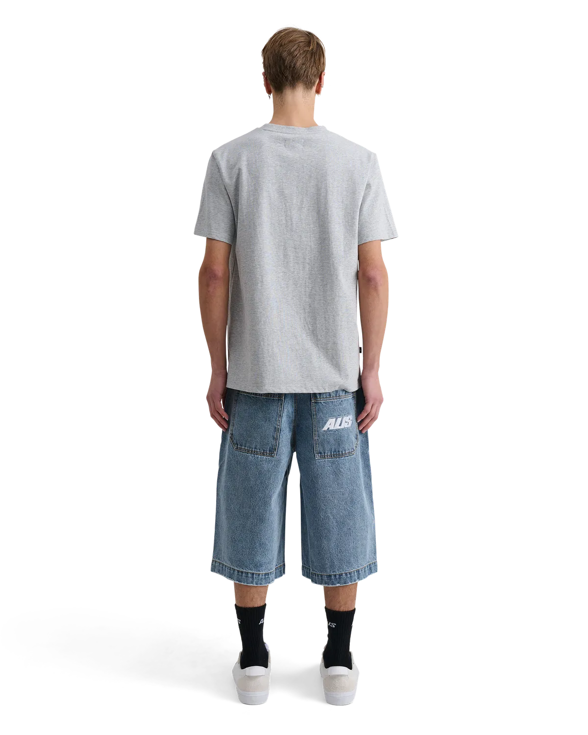 Alis Jeron t-shirt Grey Melange bomuld