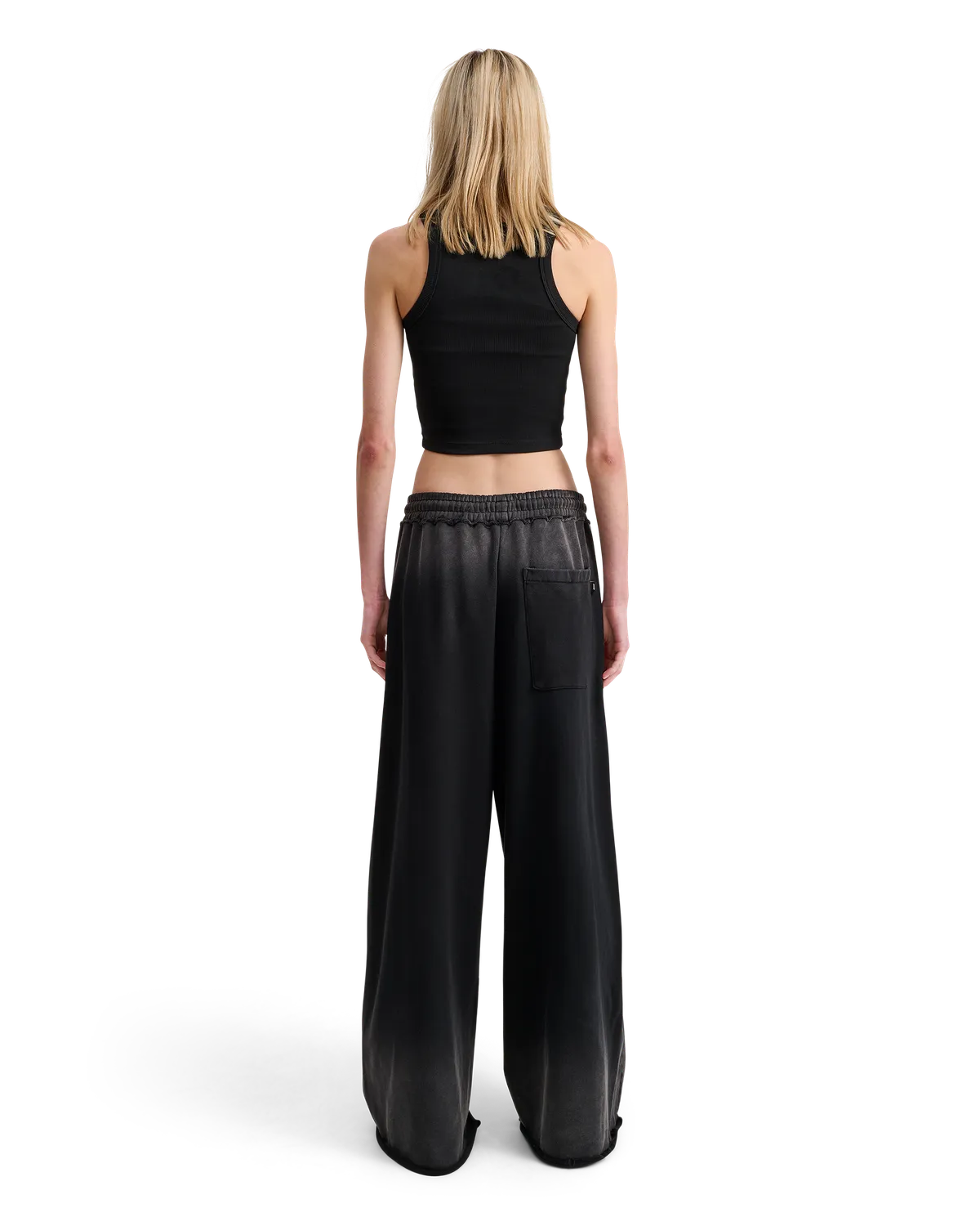Alis Mikheil sweatpants faded black wide fit